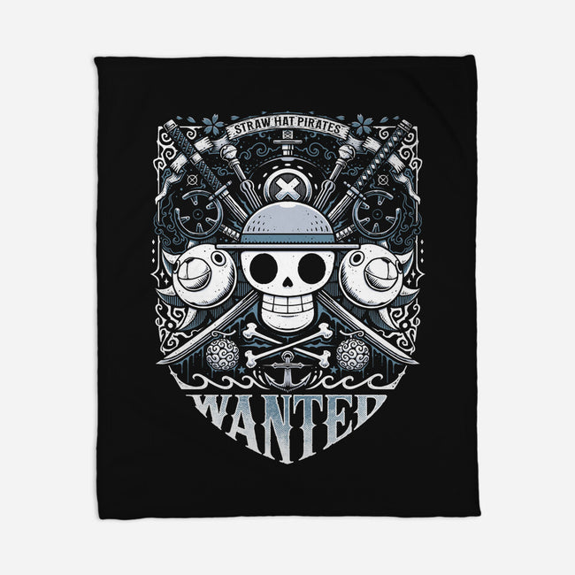 Wanted Pirates-None-Fleece-Blanket-StudioM6