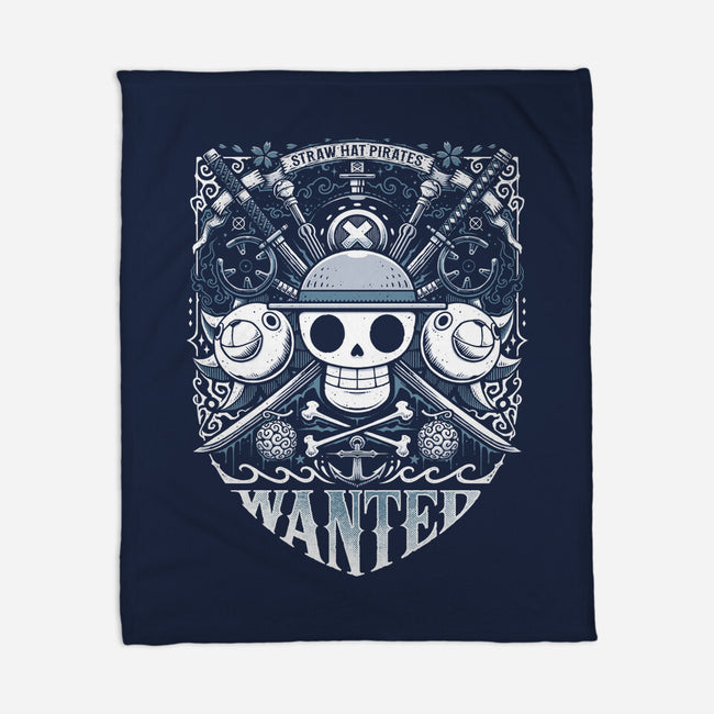 Wanted Pirates-None-Fleece-Blanket-StudioM6