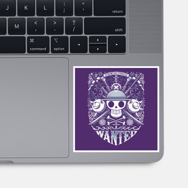 Wanted Pirates-None-Glossy-Sticker-StudioM6