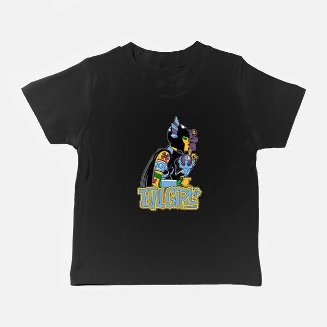 Evil Girl-Baby-Basic-Tee-boltfromtheblue