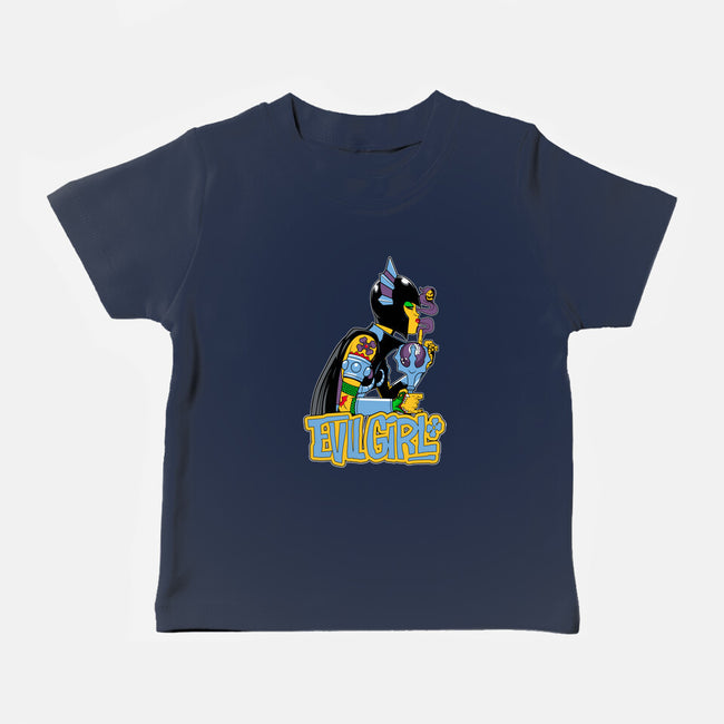 Evil Girl-Baby-Basic-Tee-boltfromtheblue