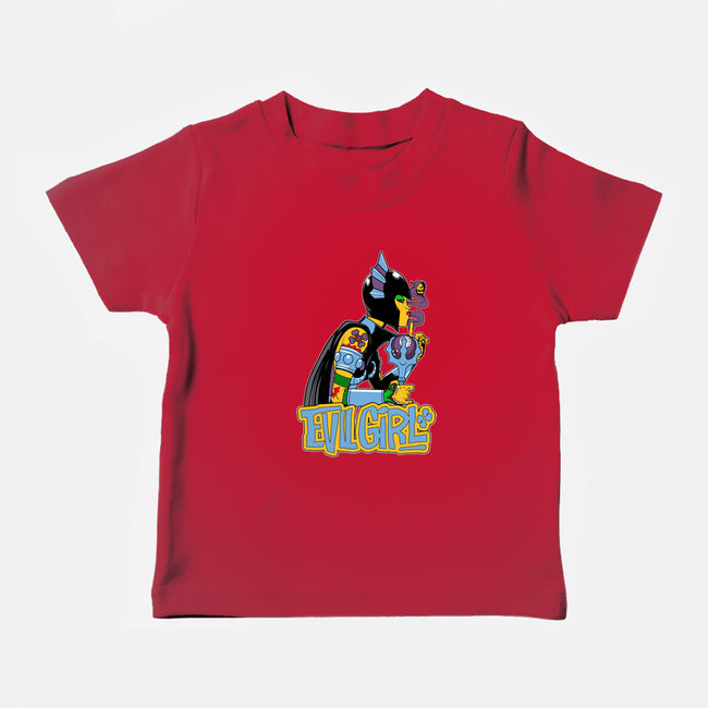 Evil Girl-Baby-Basic-Tee-boltfromtheblue