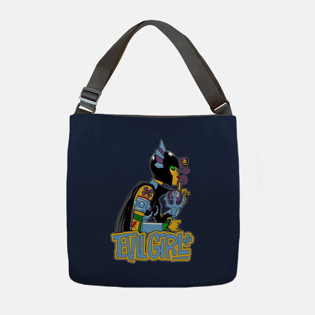 Evil Girl-None-Adjustable Tote-Bag-boltfromtheblue