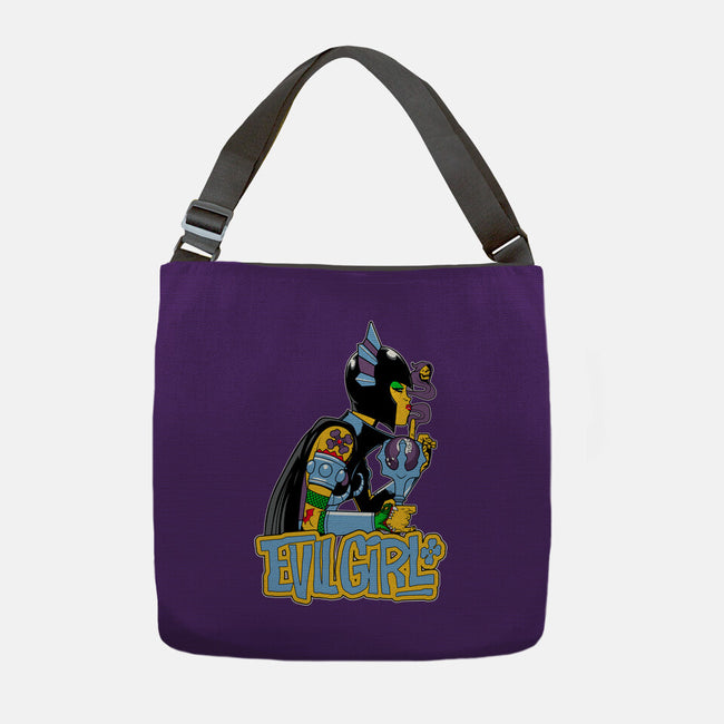 Evil Girl-None-Adjustable Tote-Bag-boltfromtheblue