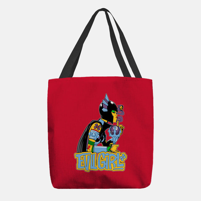 Evil Girl-None-Basic Tote-Bag-boltfromtheblue