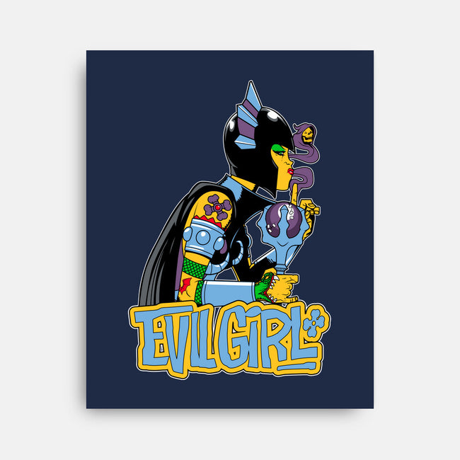 Evil Girl-None-Stretched-Canvas-boltfromtheblue