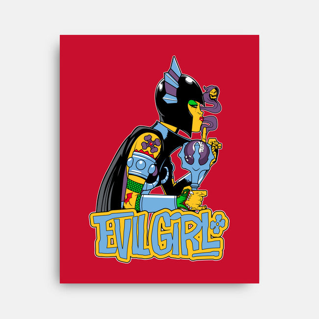 Evil Girl-None-Stretched-Canvas-boltfromtheblue