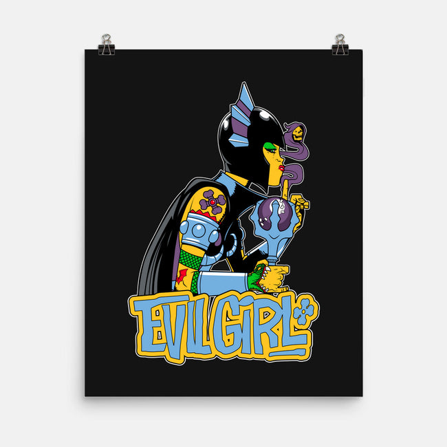 Evil Girl-None-Matte-Poster-boltfromtheblue