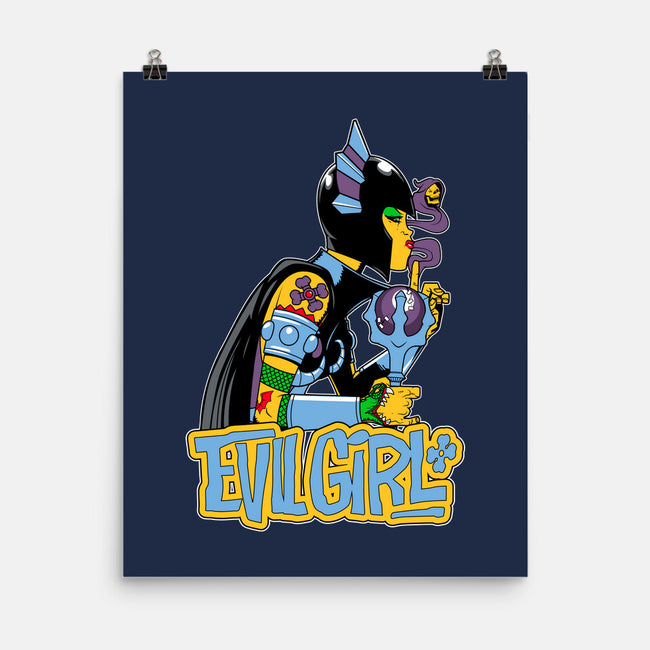 Evil Girl-None-Matte-Poster-boltfromtheblue
