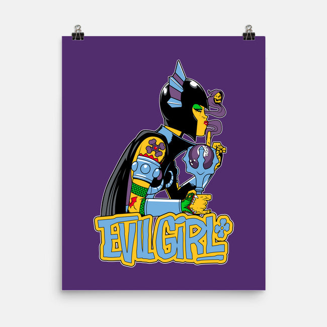Evil Girl-None-Matte-Poster-boltfromtheblue