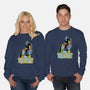 Evil Girl-Unisex-Crew Neck-Sweatshirt-boltfromtheblue