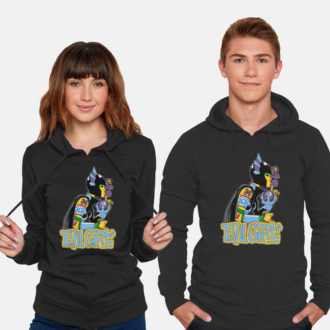 Evil Girl-Unisex-Pullover-Sweatshirt-boltfromtheblue