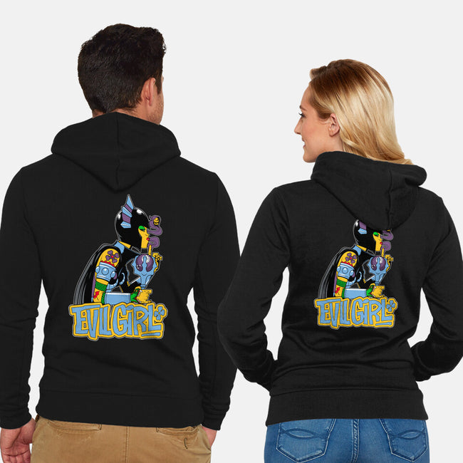 Evil Girl-Unisex-Zip-Up-Sweatshirt-boltfromtheblue