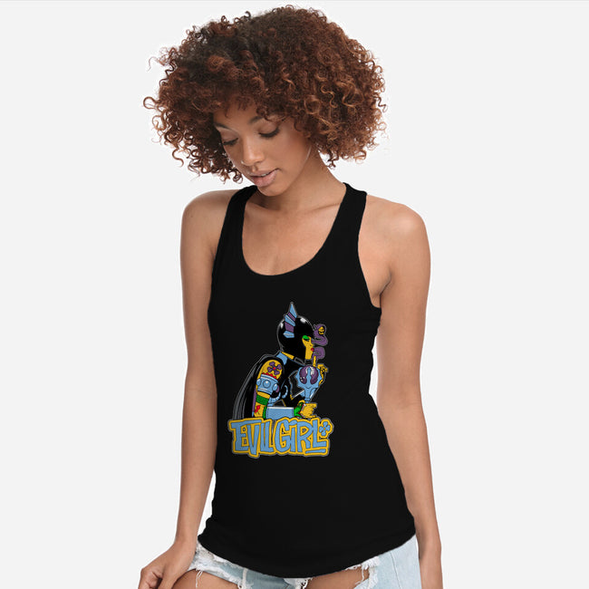 Evil Girl-Womens-Racerback-Tank-boltfromtheblue