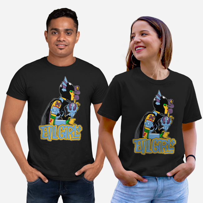 Evil Girl-Unisex-Basic-Tee-boltfromtheblue