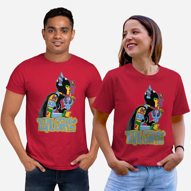 Evil Girl-Unisex-Basic-Tee-boltfromtheblue