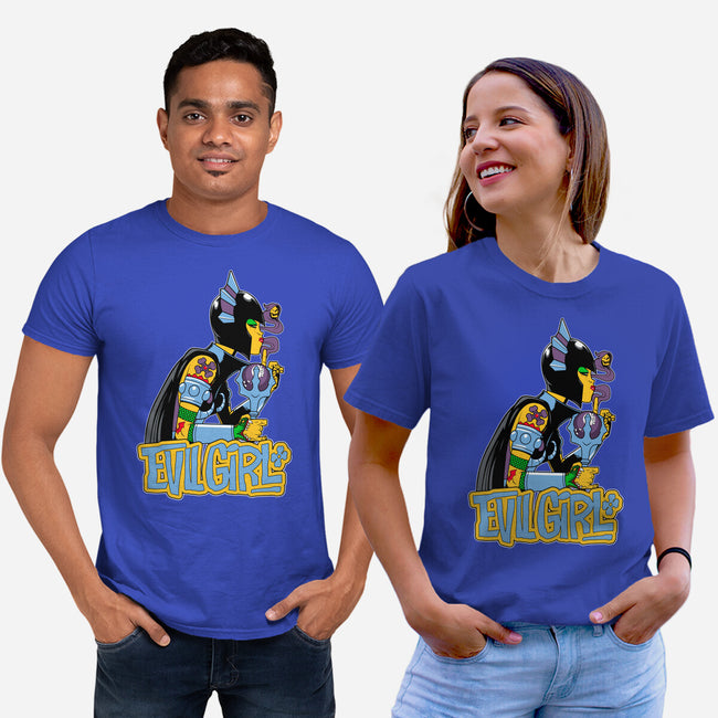 Evil Girl-Unisex-Basic-Tee-boltfromtheblue