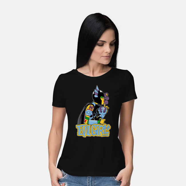 Evil Girl-Womens-Basic-Tee-boltfromtheblue
