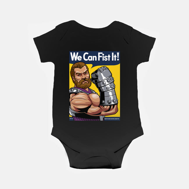We Can Fist It-Baby-Basic-Onesie-boltfromtheblue