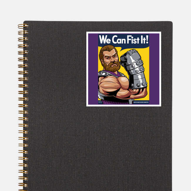 We Can Fist It-None-Glossy-Sticker-boltfromtheblue