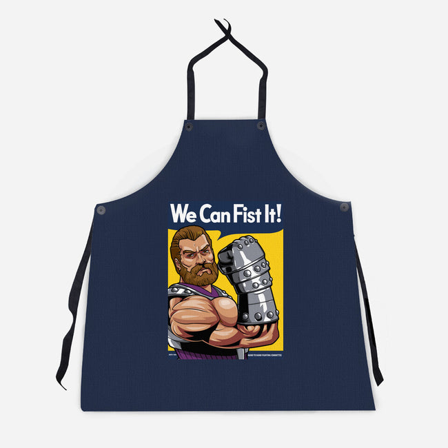We Can Fist It-Unisex-Kitchen-Apron-boltfromtheblue