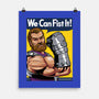 We Can Fist It-None-Matte-Poster-boltfromtheblue