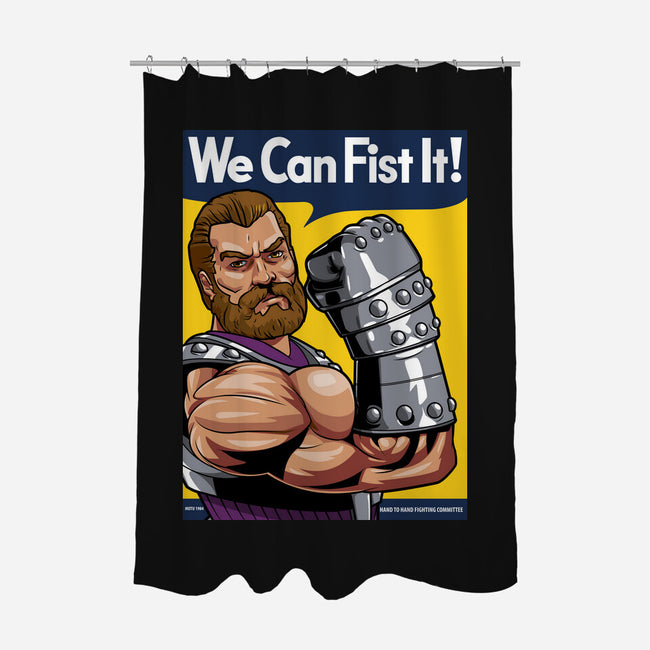 We Can Fist It-None-Polyester-Shower Curtain-boltfromtheblue