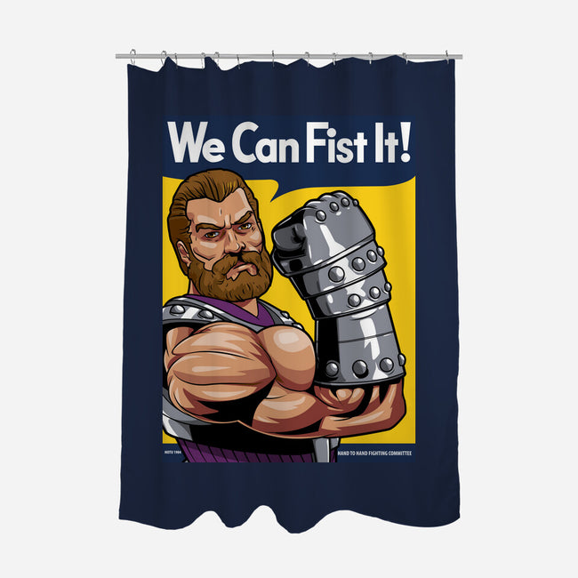 We Can Fist It-None-Polyester-Shower Curtain-boltfromtheblue