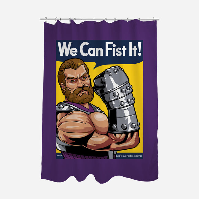 We Can Fist It-None-Polyester-Shower Curtain-boltfromtheblue