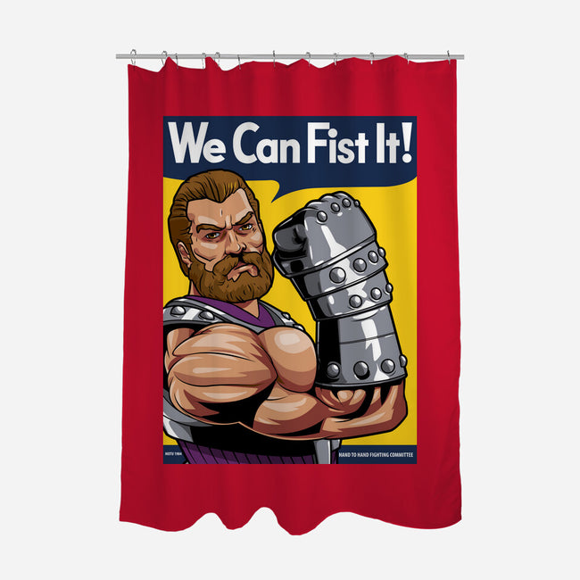 We Can Fist It-None-Polyester-Shower Curtain-boltfromtheblue