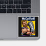 We Can Fist It-None-Glossy-Sticker-boltfromtheblue