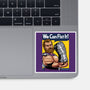 We Can Fist It-None-Glossy-Sticker-boltfromtheblue