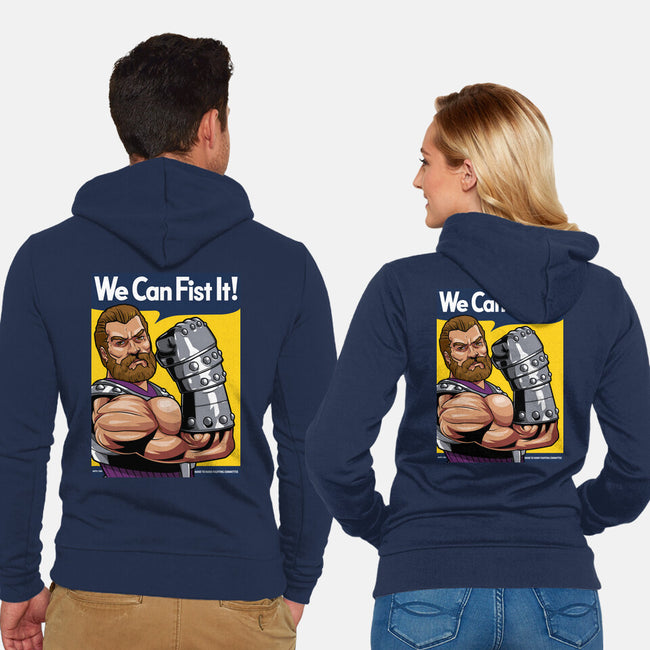 We Can Fist It-Unisex-Zip-Up-Sweatshirt-boltfromtheblue