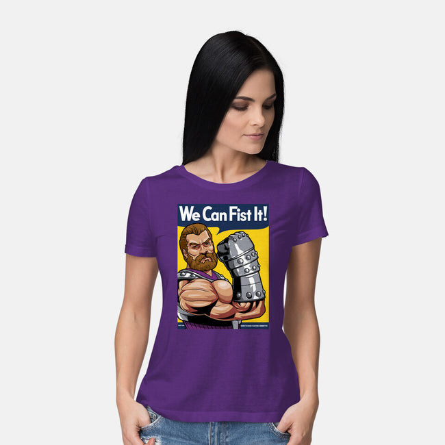 We Can Fist It-Womens-Basic-Tee-boltfromtheblue