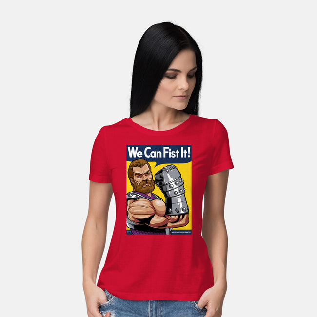 We Can Fist It-Womens-Basic-Tee-boltfromtheblue