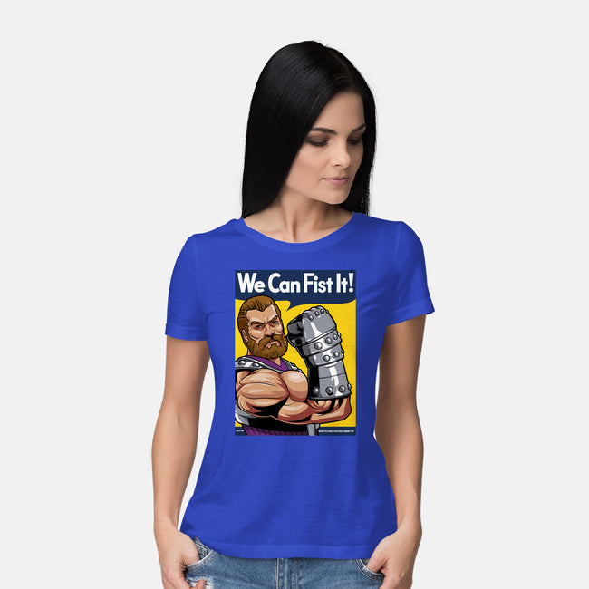 We Can Fist It-Womens-Basic-Tee-boltfromtheblue