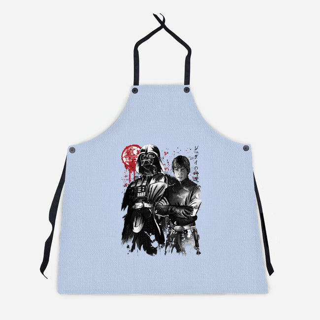 Dark And Light-Unisex-Kitchen-Apron-DrMonekers