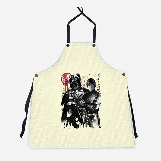 Dark And Light-Unisex-Kitchen-Apron-DrMonekers