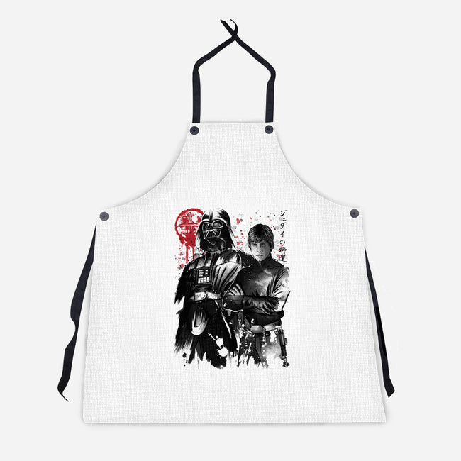 Dark And Light-Unisex-Kitchen-Apron-DrMonekers