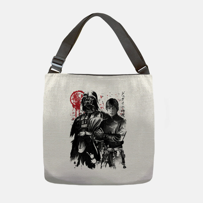 Dark And Light-None-Adjustable Tote-Bag-DrMonekers