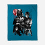 Dark And Light-None-Fleece-Blanket-DrMonekers