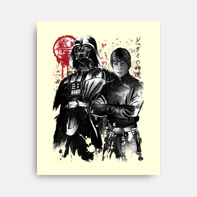 Dark And Light-None-Stretched-Canvas-DrMonekers