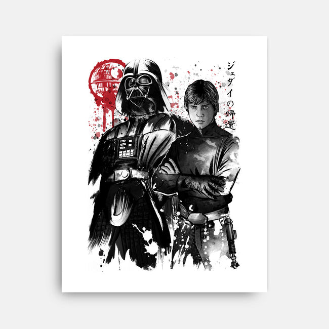 Dark And Light-None-Stretched-Canvas-DrMonekers