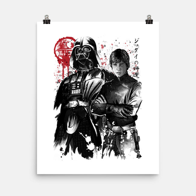 Dark And Light-None-Matte-Poster-DrMonekers