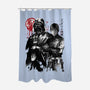 Dark And Light-None-Polyester-Shower Curtain-DrMonekers