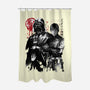 Dark And Light-None-Polyester-Shower Curtain-DrMonekers
