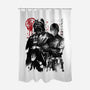 Dark And Light-None-Polyester-Shower Curtain-DrMonekers