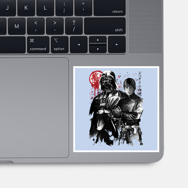 Dark And Light-None-Glossy-Sticker-DrMonekers