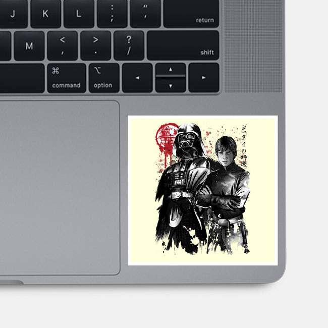 Dark And Light-None-Glossy-Sticker-DrMonekers