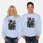 Dark And Light-Unisex-Crew Neck-Sweatshirt-DrMonekers
